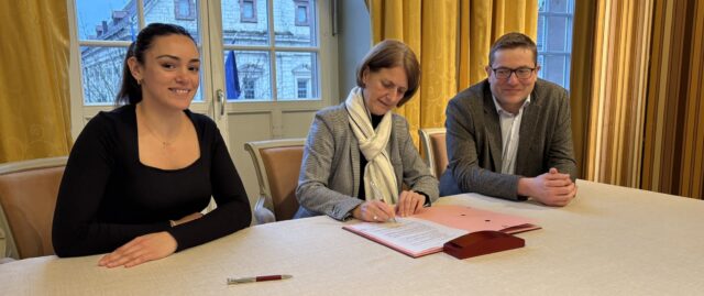 Soutien à Eva Lacheray la Ville de Montbéliard signe un partenariat avec les Lions